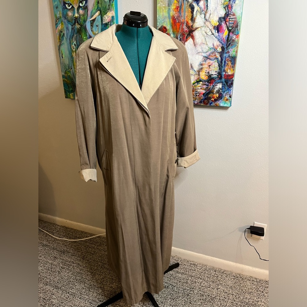 Two Tone Trench Coat